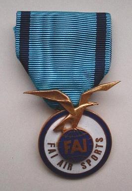 Bild på FAI Air Sport Medal